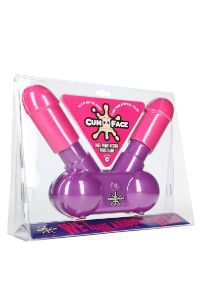 Jeu coquin Cum Face Duel Pump Action