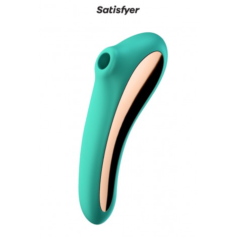 Stimulateur Dual Kiss vert - Satisfyer