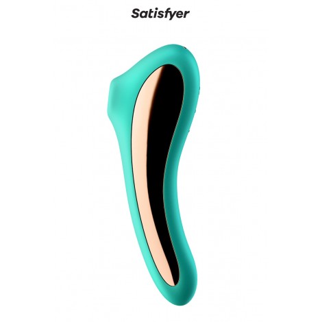 Stimulateur Dual Kiss vert - Satisfyer