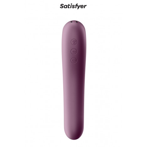 Stimulateur Dual Kiss bordeaux - Satisfyer