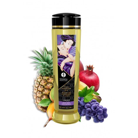 Huile de massage parfum fruits exotiques - Shunga