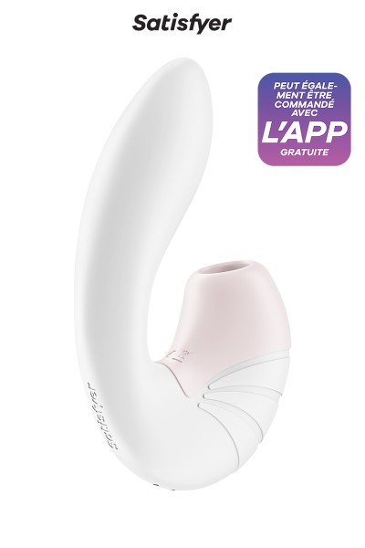 Double stimulateur Supernova blanc - Satisfyer