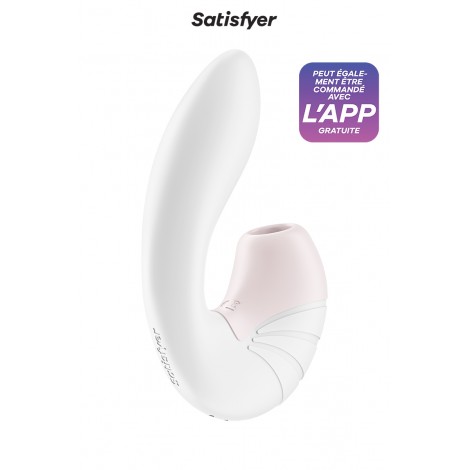 Double stimulateur Supernova blanc - Satisfyer