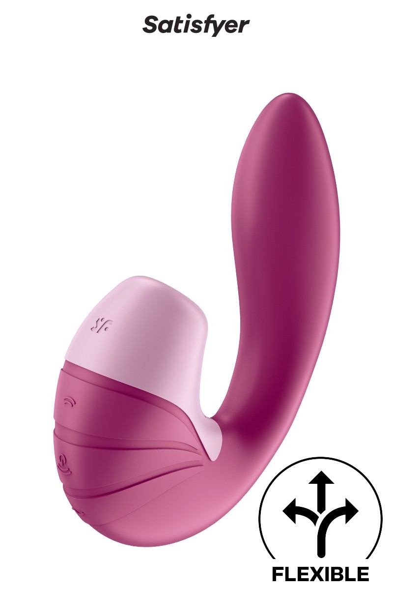 Double stimulateur Supernova bordeaux - Satisfyer