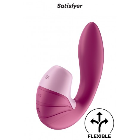 Double stimulateur Supernova bordeaux - Satisfyer