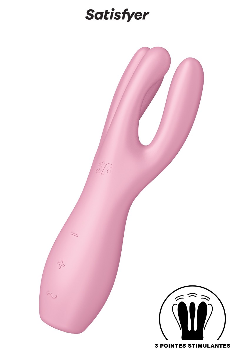 Stimulateur Threesome 3 rose - Satisfyer