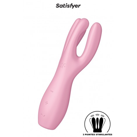 Stimulateur Threesome 3 rose - Satisfyer