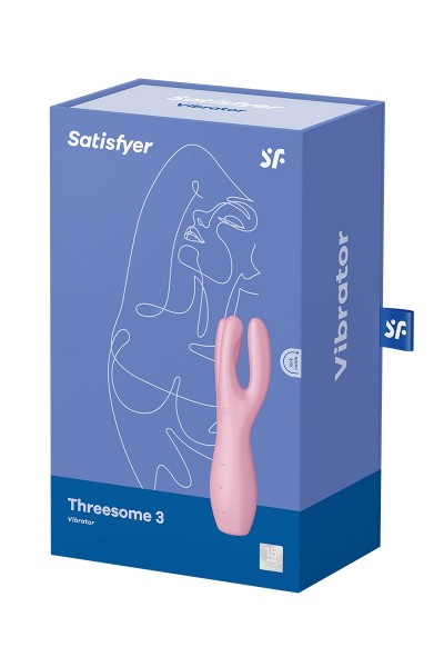 Stimulateur Threesome 3 rose - Satisfyer