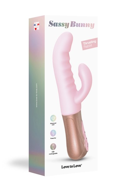 Vibro Rabbit Sassy Bunny rose - Love to Love