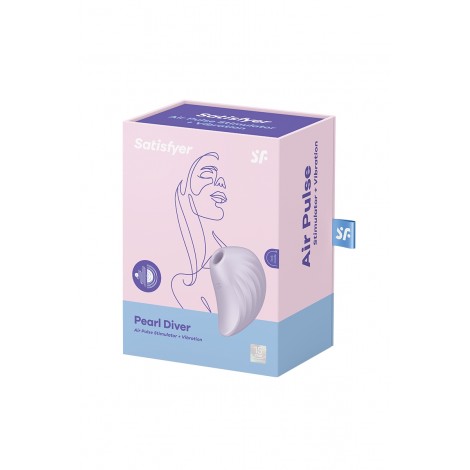 Double stimulateur clitoridien Pearl Diver violet - Satisfyer