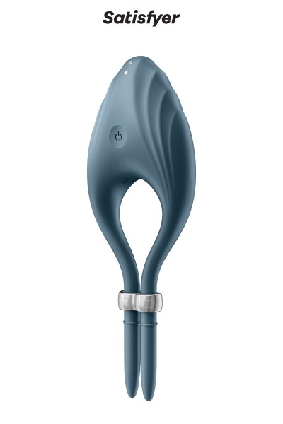 Anneau vibrant Duelist gris - Satisfyer