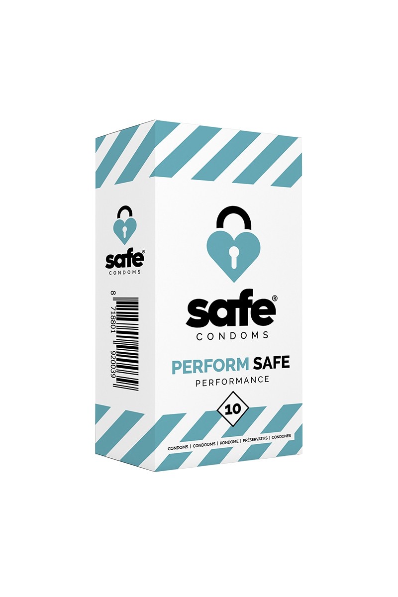 10 préservatifs Safe Performance