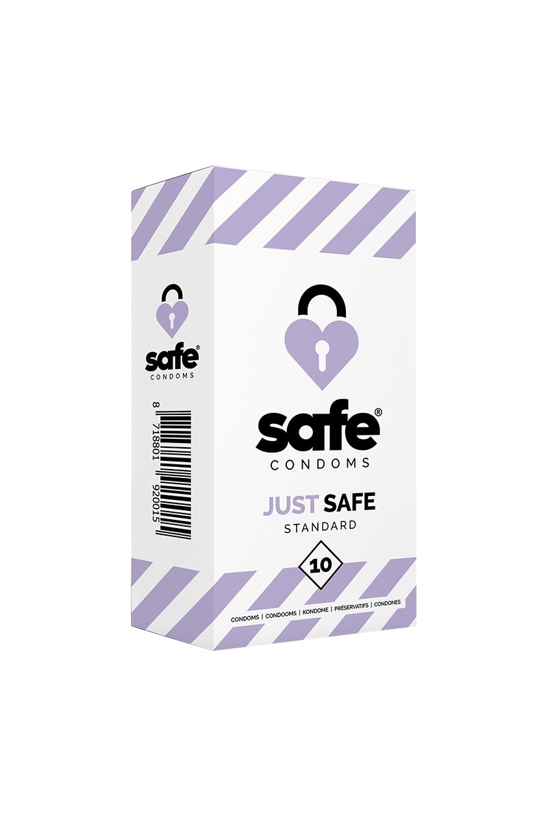 10 préservatifs Just Safe Standard