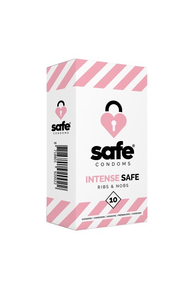 10 préservatifs Safe Intense