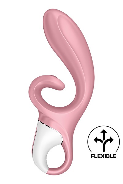 Vibro Rabbit connecté Hug Me rose - Satisfyer