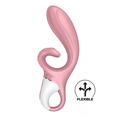 Vibro Rabbit connecté Hug Me rose - Satisfyer