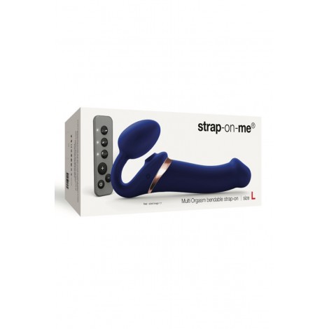 Strap-on-me Multi Orgasm bleu nuit L