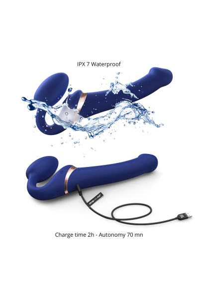 Strap-on-me Multi Orgasm bleu nuit XL