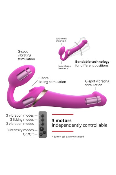 Strap-on-me Multi Orgasm Fuchsia M