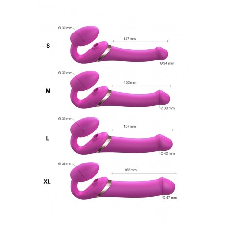 Strap-on-me Multi Orgasm Fuchsia XL