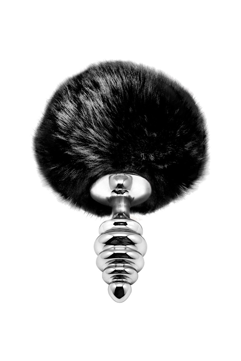 Plug métal Fluffly Twist S noir - Alive