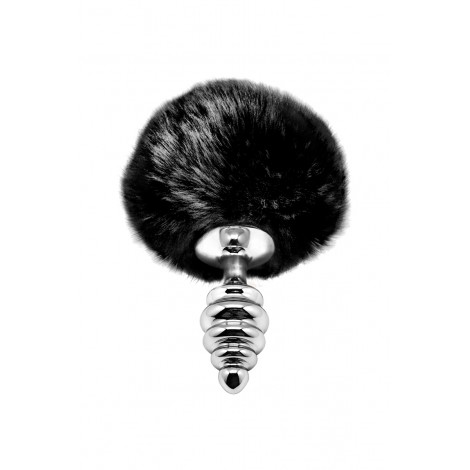 Plug métal Fluffly Twist S noir - Alive