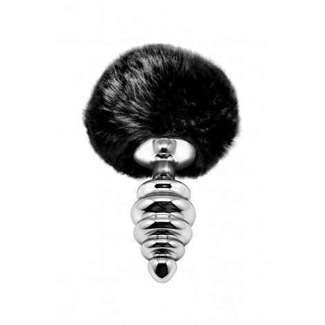 Plug métal Fluffly Twist M noir - Alive