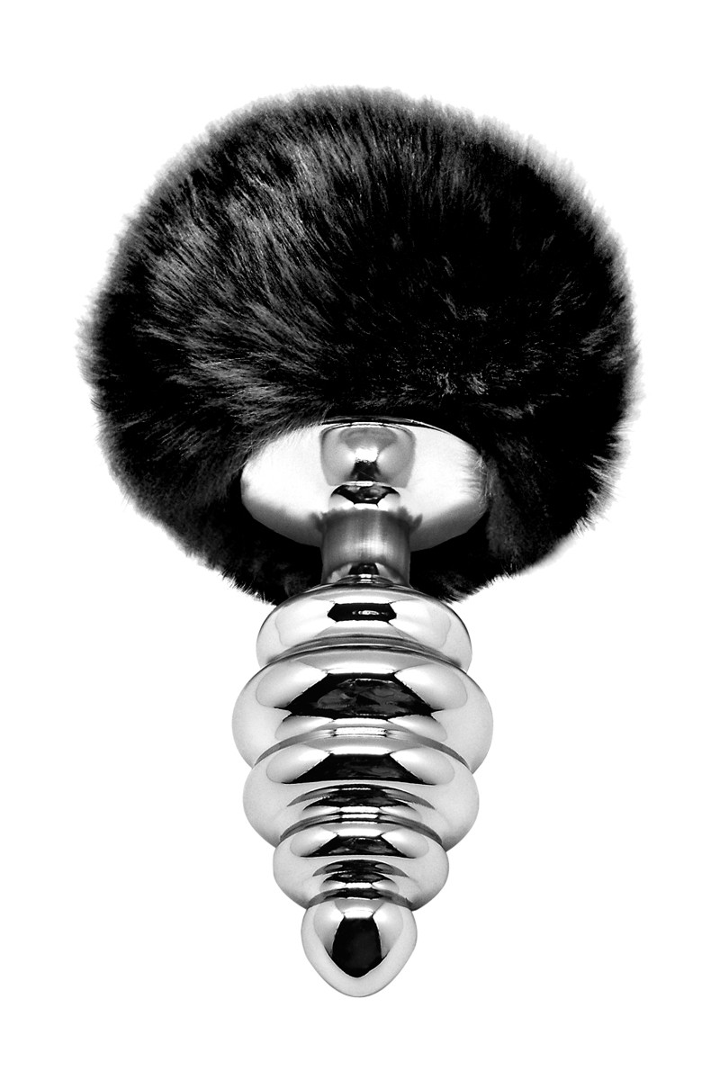 Plug métal Fluffy Twist L noir - Alive