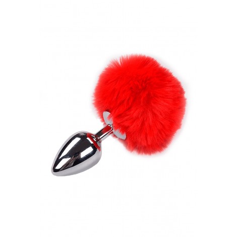 Plug métal Fluffy L rouge - Alive