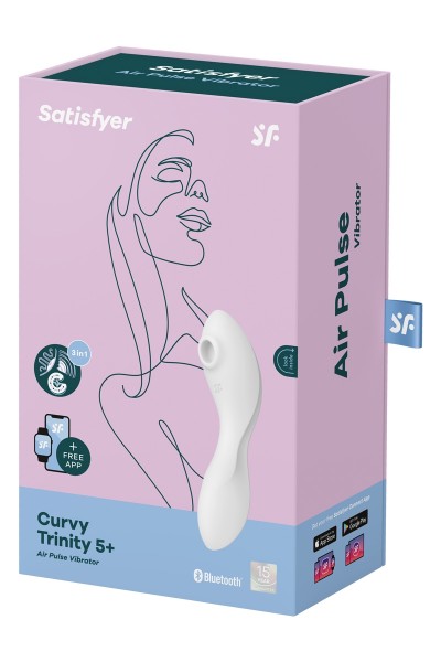 Curvy Trinity 5+ blanc - Satisfyer