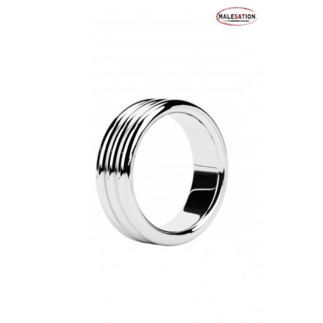 Metal ring Triple steel - Malesation