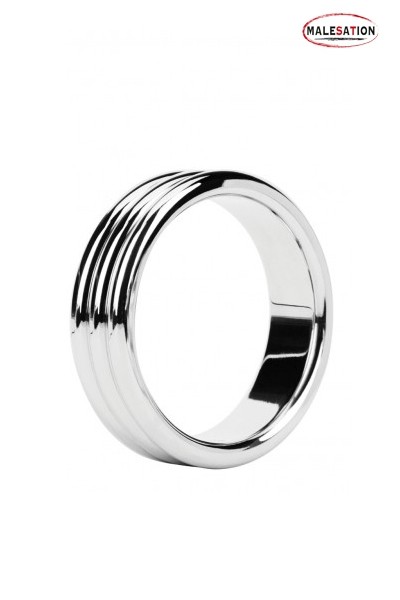 Metal ring Triple steel - Malesation