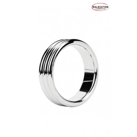 Metal ring Triple steel - Malesation