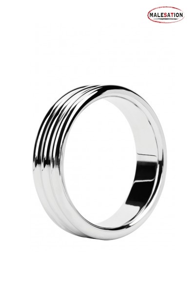 Metal ring Triple steel - Malesation