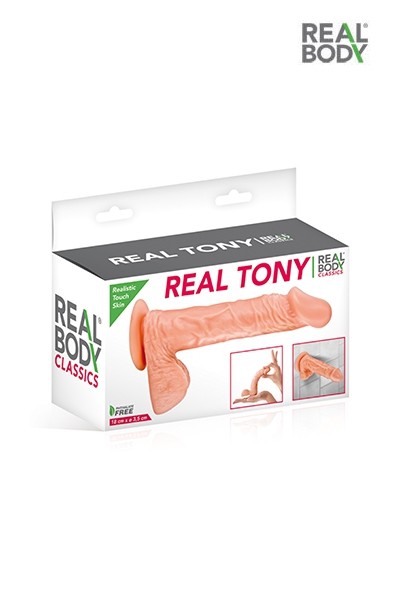 Gode réaliste 18 cm - Real Tony