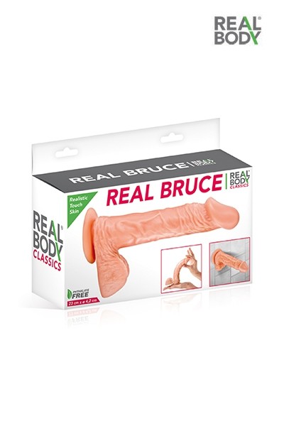 Gode réaliste 23 cm - Real Bruce