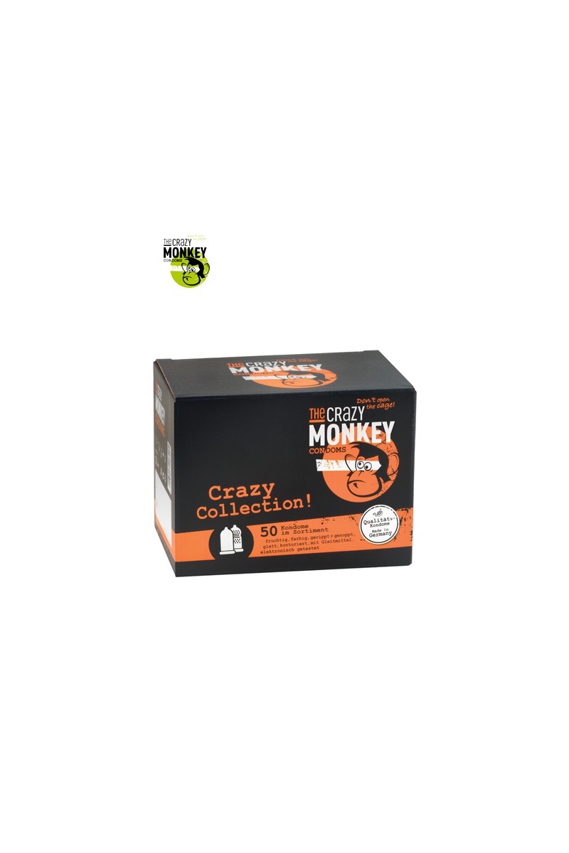 Assortiment 50 Préservatifs Crazy Monkey