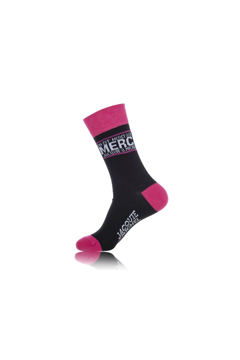 Chaussettes On dit merci qui? - noir