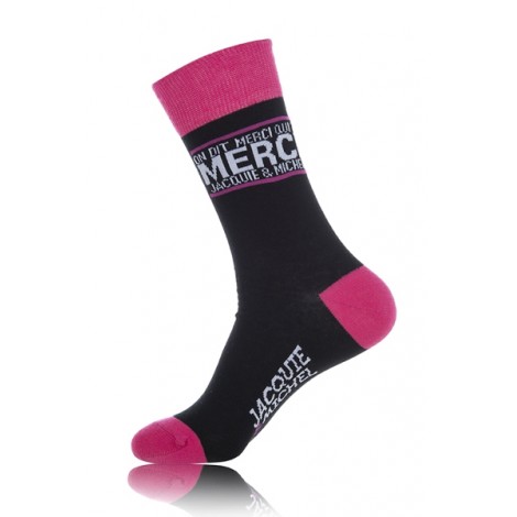 Chaussettes On dit merci qui? - noir