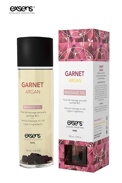 Huile massage BIO Grenat Argan - Exsens