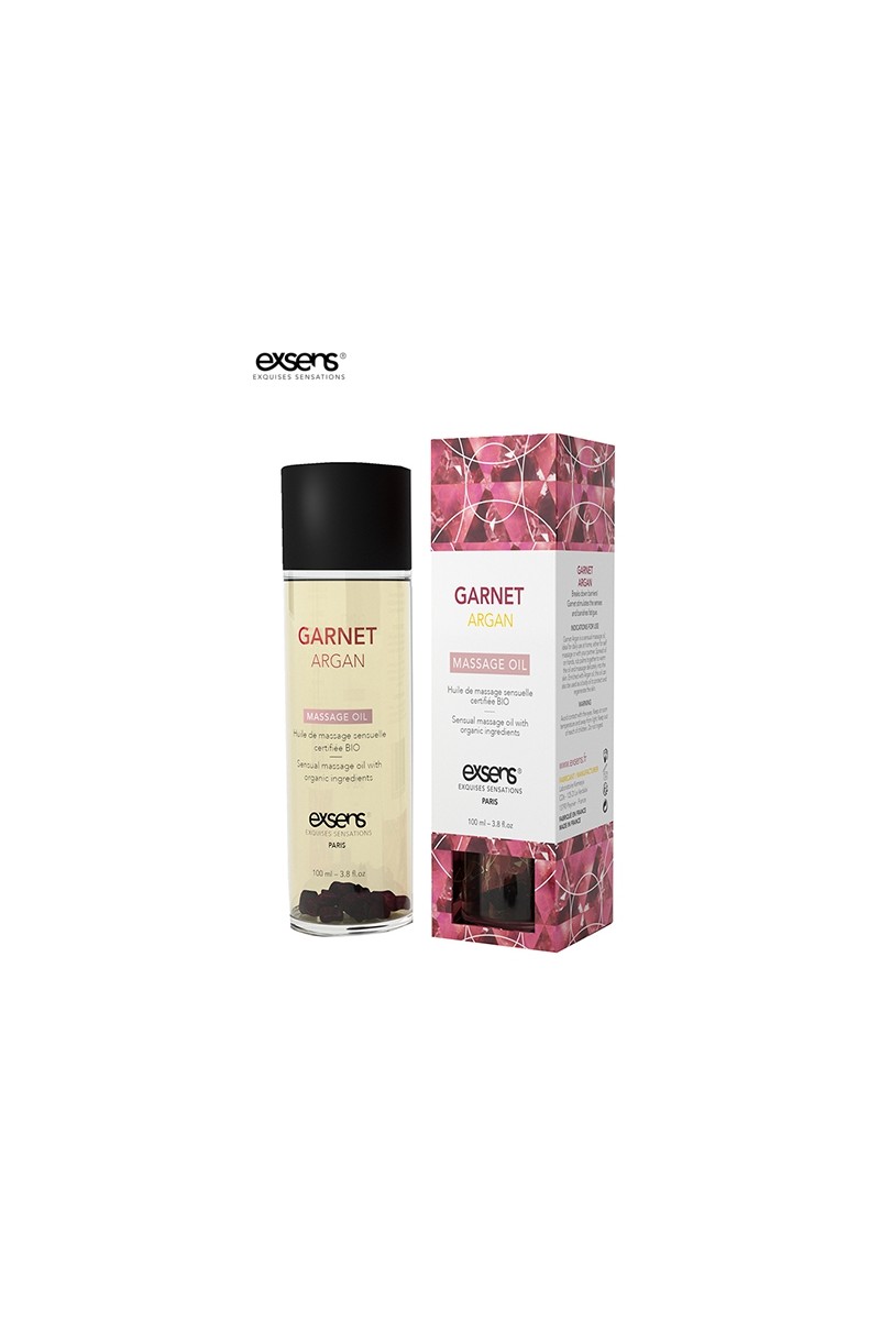 Huile massage BIO Grenat Argan - Exsens