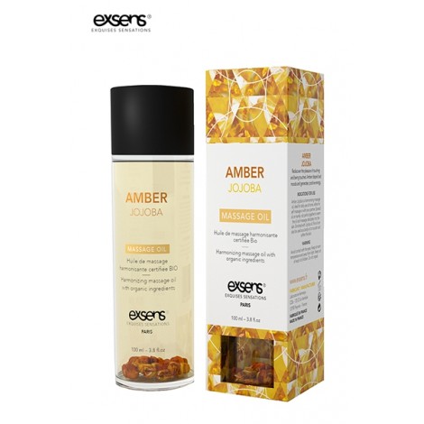 Huile massage BIO Ambre Jojoba - Exsens