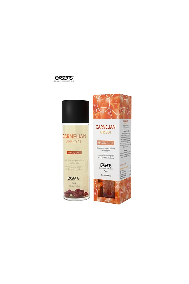 Huile massage BIO Cornaline Abricot - Exsens