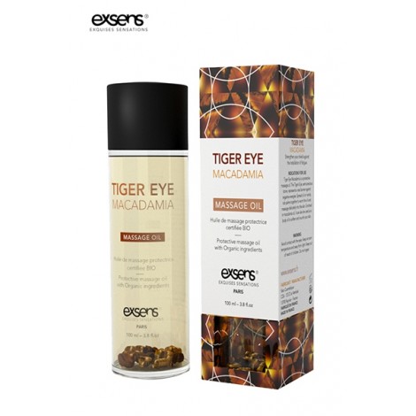 Huile massage BIO Oeil de Tigre Macadamia - Exsens