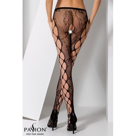 Collants ouverts S008 - Noir