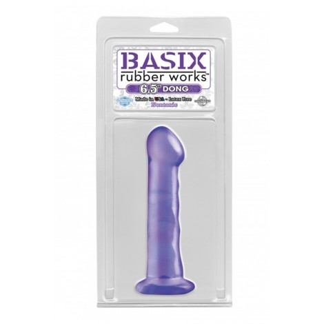 Gode ventouse Basix (16,5 cm long) - violet