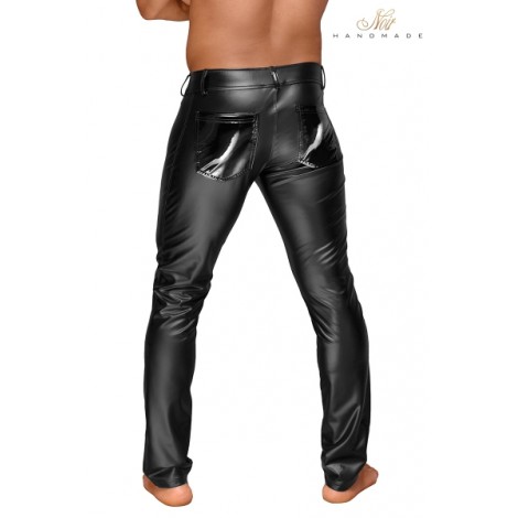 Pantalon wetlook H051