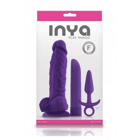 Coffret 3 sextoys Play Things - violet