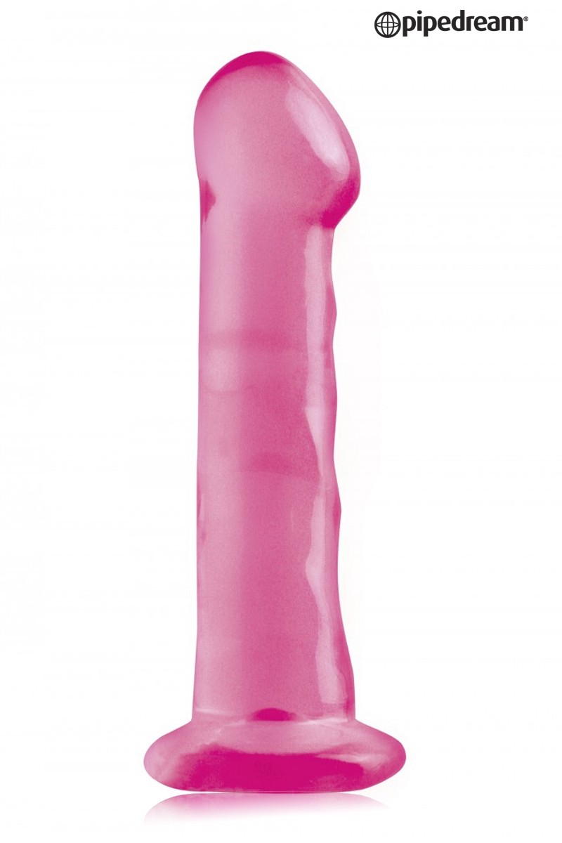 Gode ventouse Basix (16,5 cm long) - rose