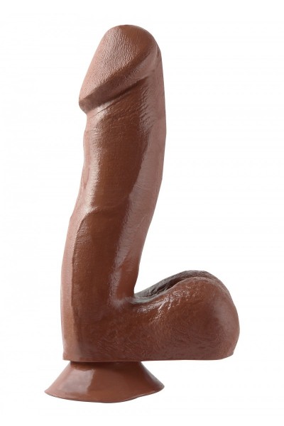 Gode réaliste marron 18 cm - Basix